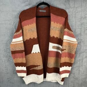 Anthropologie Multicolor Striped Cardigan